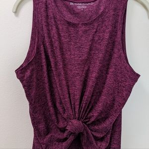 Beyond Yoga Pink Featherweight Balanced Muscle Tank Size Small